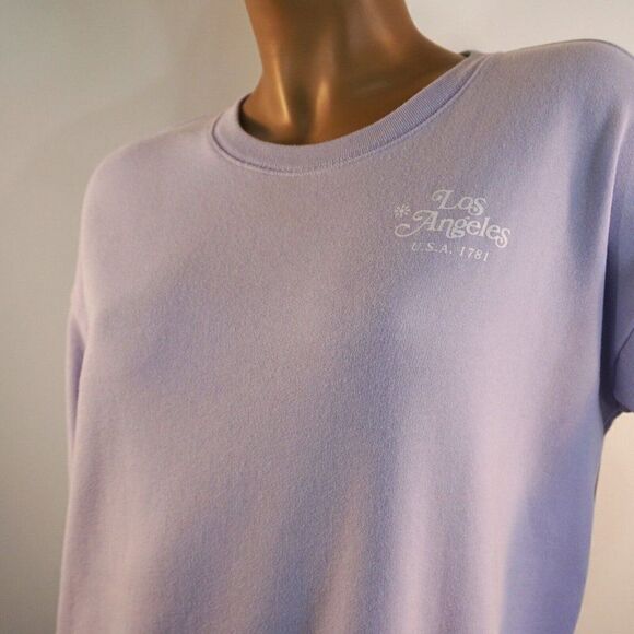 Abercrombie Kids Soft Colagiate Lilac Sweatshirt Size 15 / 16 - Picture 2 of 10